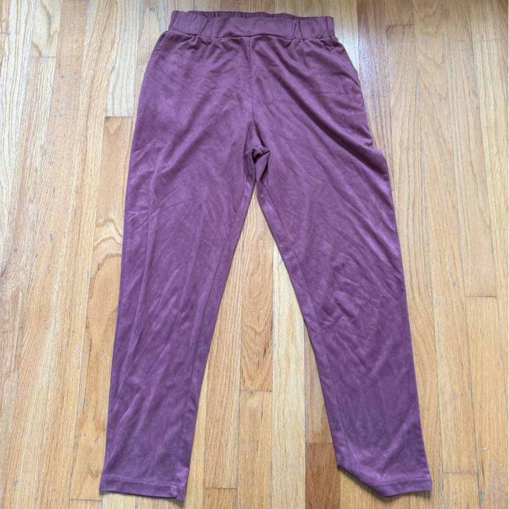 Mauve Zara Velvet Pants